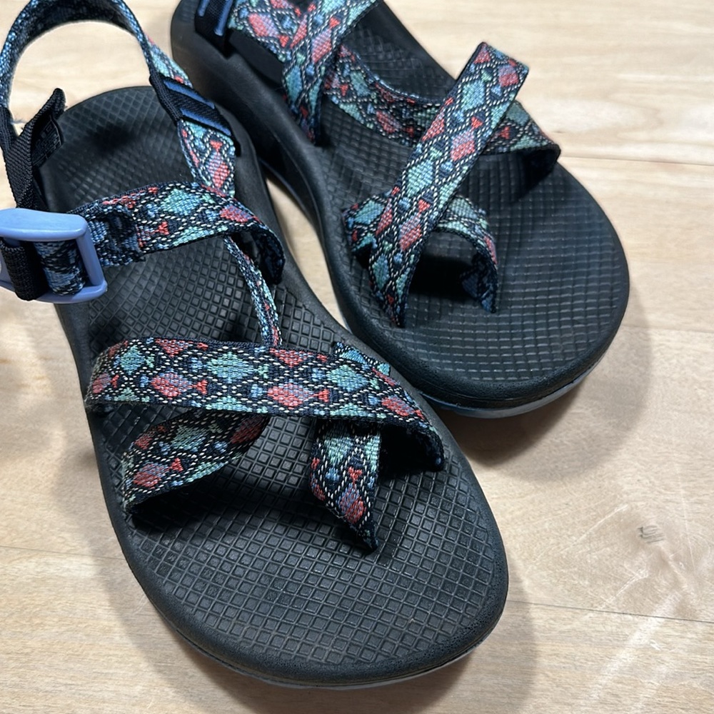 Chaco Z Cloud 2 Trace Eclipse Bleu Sport Sandals Sz 8 - Picture 3 of 8